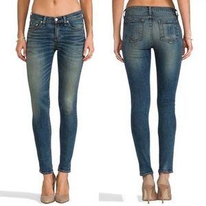 Rag & Bone The Skinny Jean in Brimfield Size 30 Blue Denim Style W1520K520